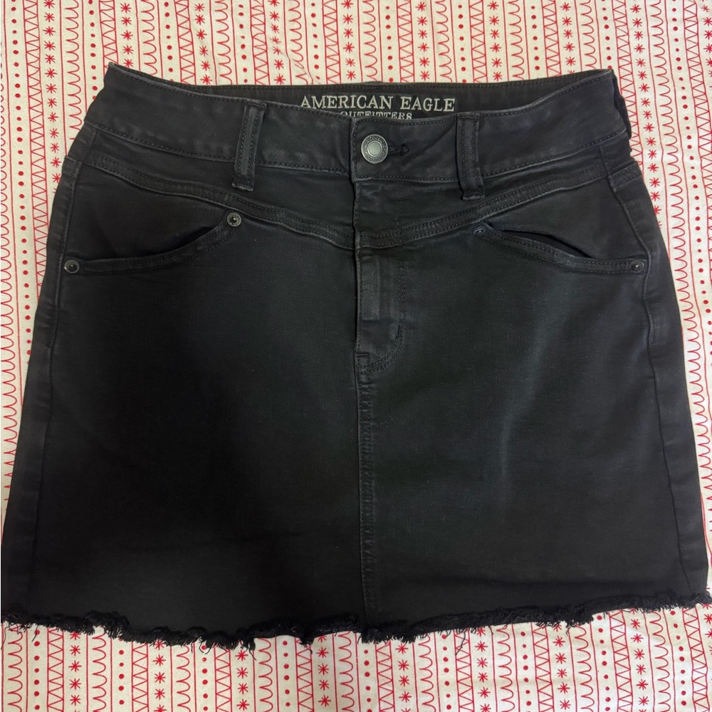 American Eagle Outfitters Dark Denim Mini Skirt